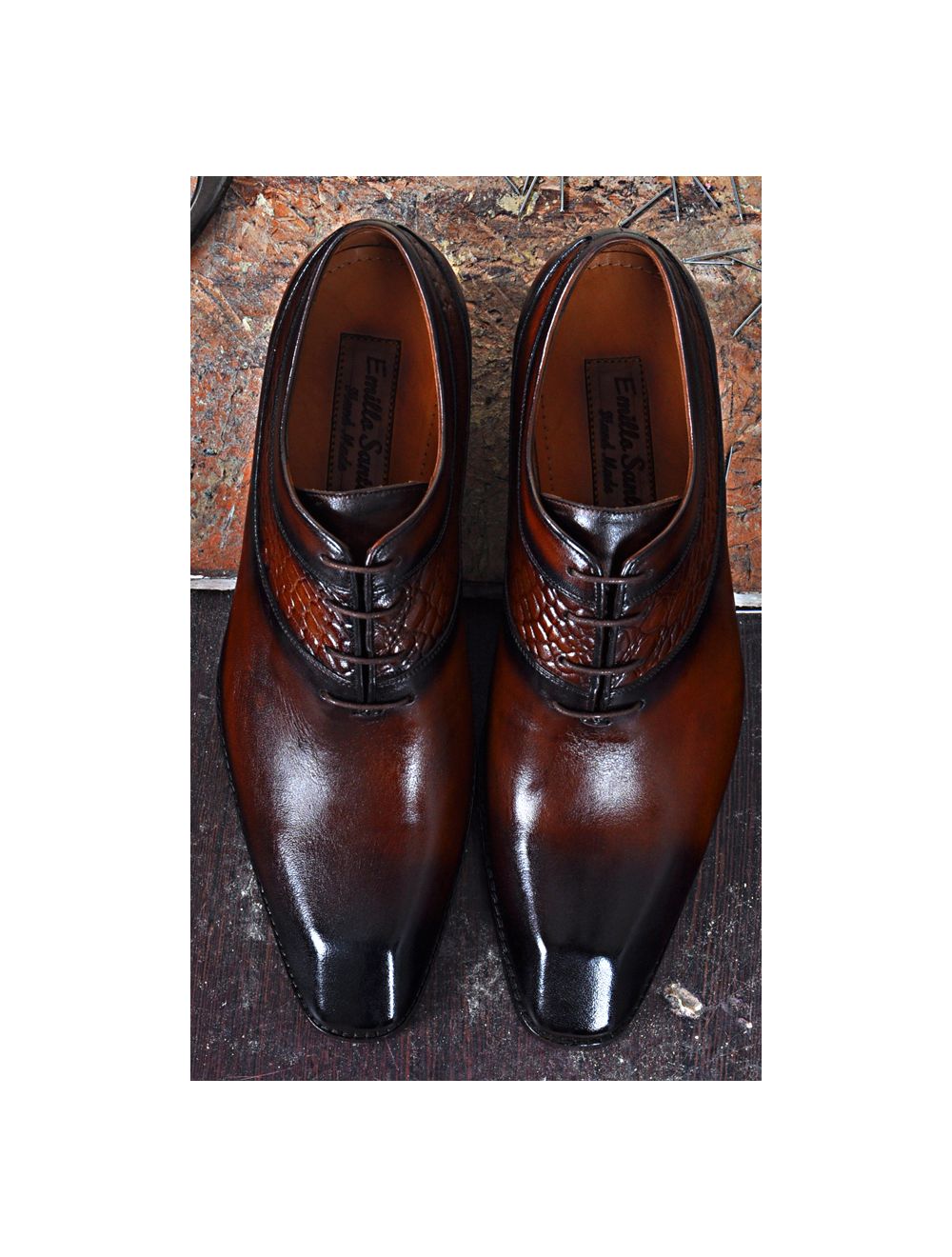 Louis Vuitton Men's Formal Derby Leather Shoes