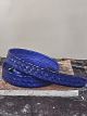 blue chequerboard weave 