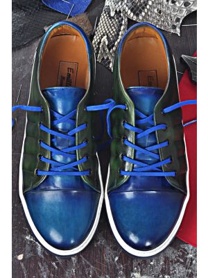 hand made leather sneakers