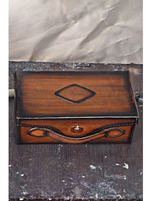 Handmade Leather Shoe Box  Buy Italian Handmade Accessories