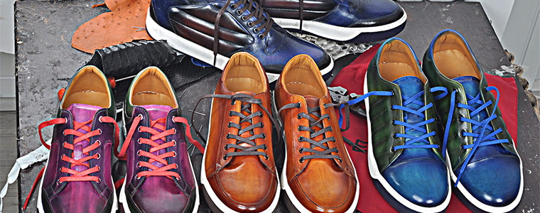 Handmade Leather Sneakers for Men